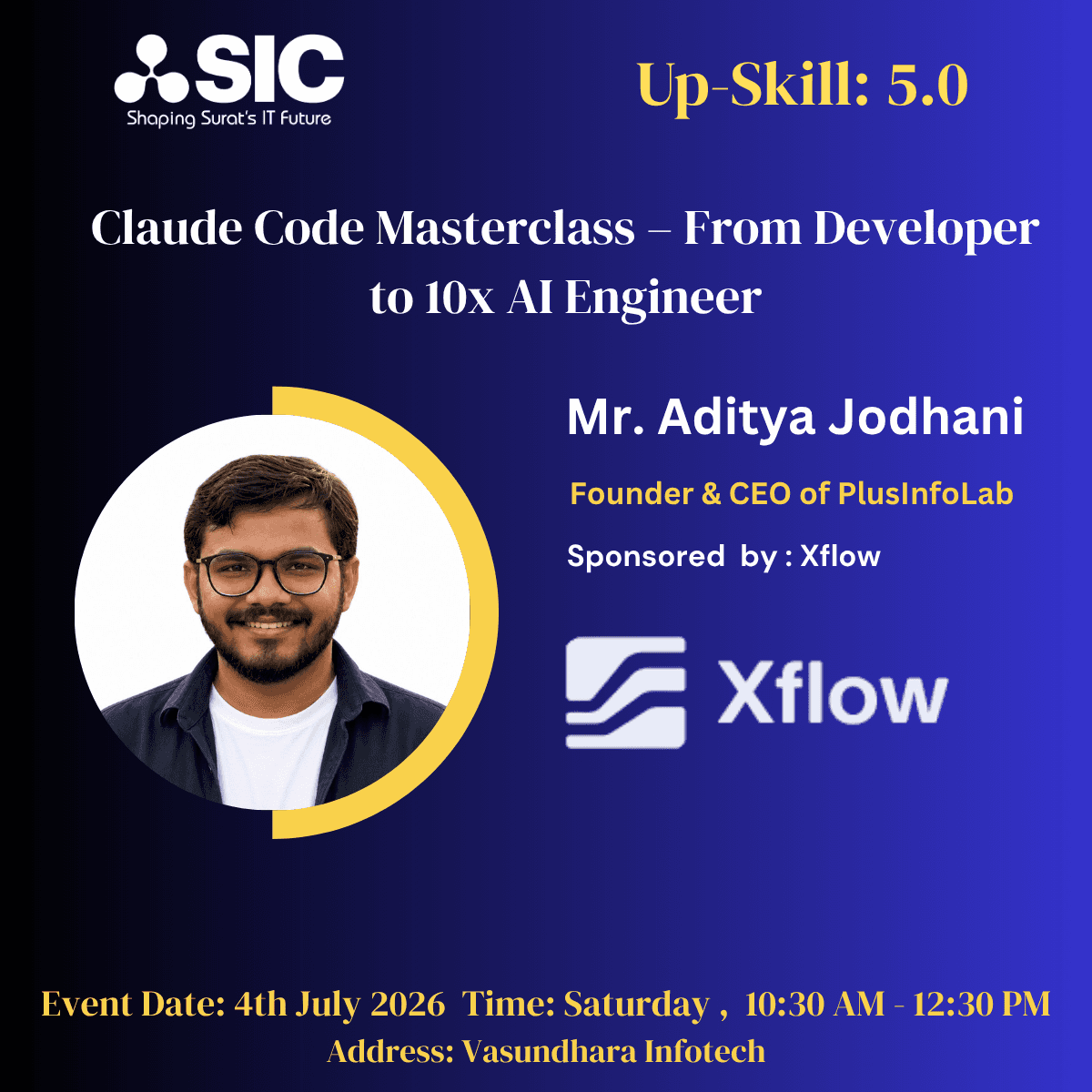 Up-Skill 5.0 — Claude Code Masterclass: From Developer to 10x AI Engineer